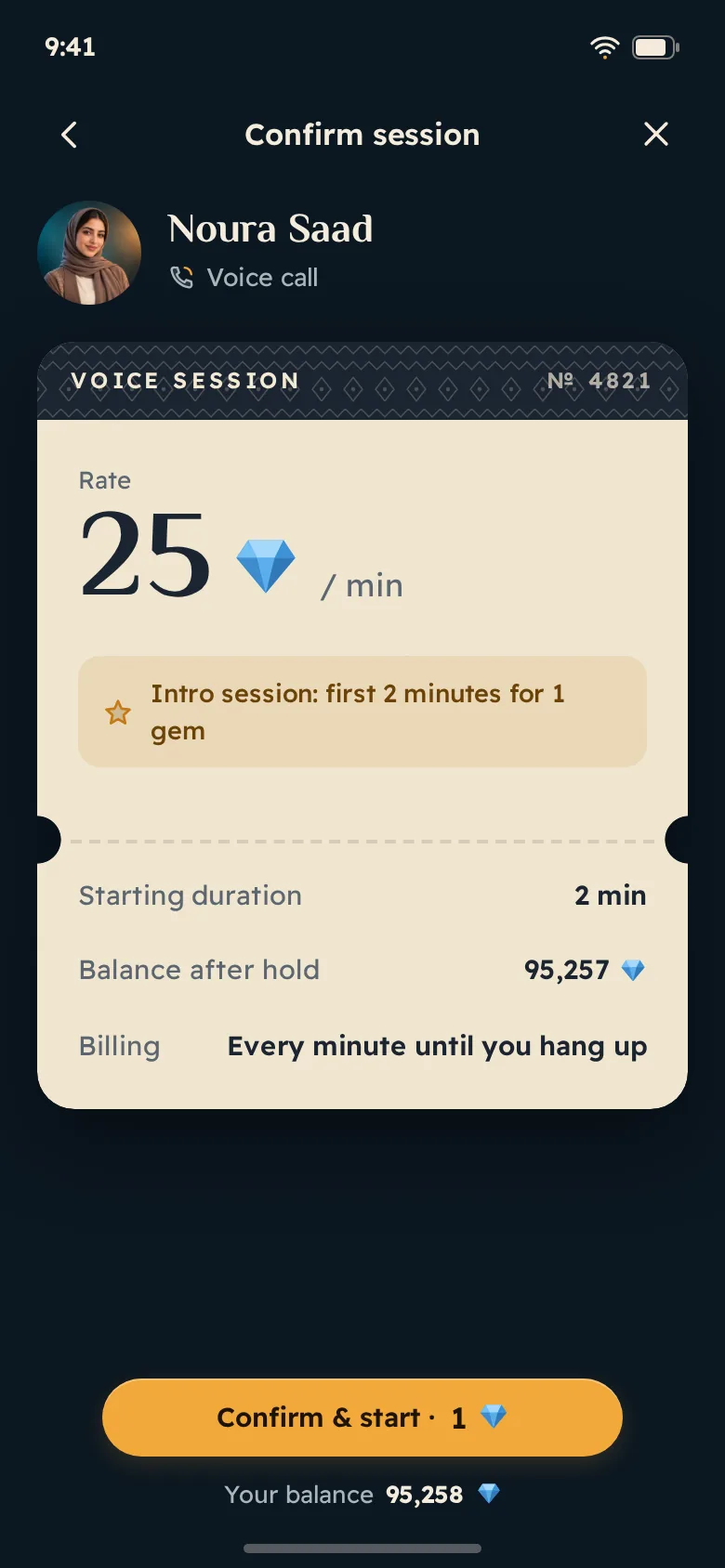 Voice quick match radar with online creators